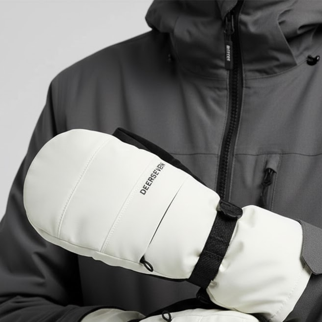 Skihandschuhe mit Grip - Wasserdicht & Rutschfeste Handfläche