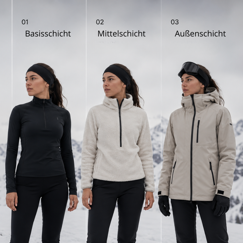 Das Zwiebelprinzip: So ziehst du dich fürs Skifahren richtig an