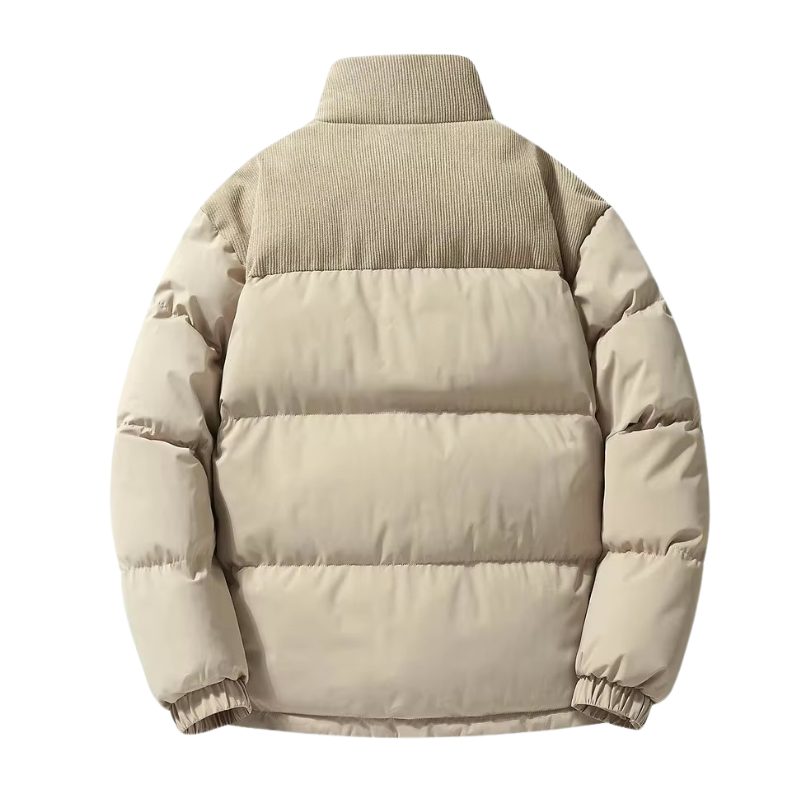 Blaise | Quiltet vinterjakke til mænd med varm foring og høj krave-Blaise | Quiltet vinterjakke til mænd med varm foring og høj krave - €52-Bentzen Butik