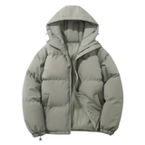 Wattierte Herren-Pufferjacke mit Kapuze