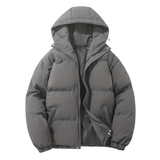 Wattierte Herren-Pufferjacke mit Kapuze