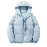 Wattierte Herren-Pufferjacke mit Kapuze