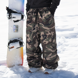 Baggy Skihose Camouflage Herren - Snowboardhose Weit für Wintersport