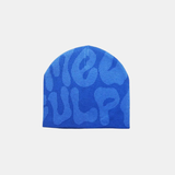 Beanie Mütze Y2K mit Grafik - Bedruckte Strickmütze