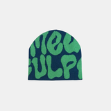 Beanie Mütze Y2K mit Grafik - Bedruckte Strickmütze