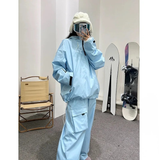 Damen Skianzug Baggy - Skijacke & Skihose für Snowboard