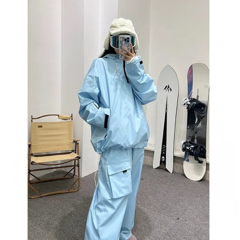 Damen Skianzug Baggy - Skijacke & Skihose für Snowboard