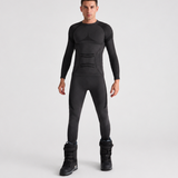 Funktionswäsche Set Herren Schwarz - Thermo Skiunterwäsche fürs Skifahren
