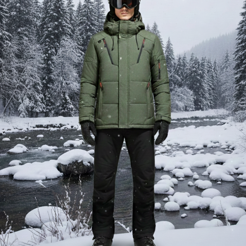 Herren Skianzug Thermo - Skijacke & Skihose Set für Winter