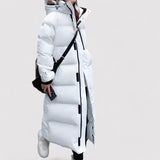 Damen Winterjacke mit Kapuze | Oversized | Pufferjacke