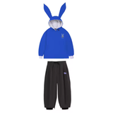 Skianzug Damen Wasserdicht Anorak - Kapuzenjacke mit Hasenohren und Hose