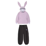 Skianzug Damen Wasserdicht Anorak - Kapuzenjacke mit Hasenohren und Hose