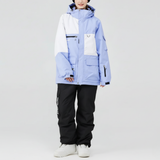 Skianzug Unisex - Skijacke & Skihose Loose Fit für Wintersport