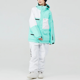 Skianzug Unisex - Skijacke & Skihose Loose Fit für Wintersport