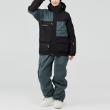 Skianzug Unisex - Skijacke & Skihose Loose Fit für Wintersport