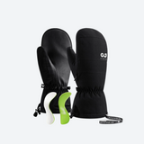 Skihandschuhe Fäustlinge Damen Herren mit Protektoren - Wasserdicht & Warm für Wintersport