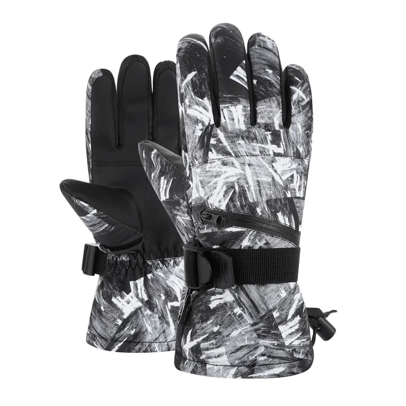GlovePro | Wintersporthandschuhe für maximalen Schutz und Wärme-Schwarz-S-Snowmyoko
