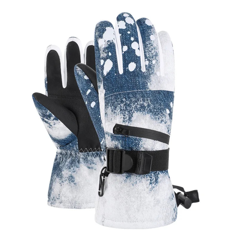 GlovePro | Wintersporthandschuhe für maximalen Schutz und Wärme-Weiß-S-Snowmyoko