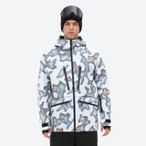 Skijacke Herren 3L Wasserdicht 15.000 mm - Snowboard
