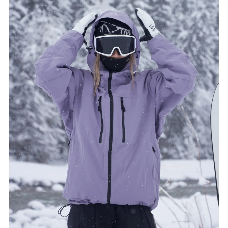 Skijacke Unisex mit Kapuze - für Ski, Snowboard & Outdoor