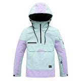 Skijacke mit Kapuze - Snowboardjacke Half-Zip Anorak