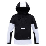Skijacke mit Kapuze - Snowboardjacke Half-Zip Anorak