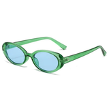 Sonnenbrille Damen Oval - Vintage Retro Brille Schmal