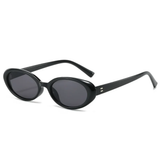 Sonnenbrille Damen Oval - Vintage Retro Brille Schmal