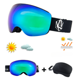 Sonnenskibrille für Brillenträger – OTG, Verspiegelt & Wechselglas