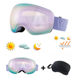 Sonnenskibrille für Brillenträger – OTG, Verspiegelt & Wechselglas
