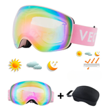 Sonnenskibrille für Brillenträger – OTG, Verspiegelt & Wechselglas