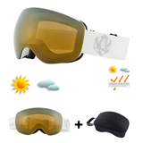 Sonnenskibrille für Brillenträger – OTG, Verspiegelt & Wechselglas