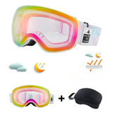 Sonnenskibrille für Brillenträger – OTG, Verspiegelt & Wechselglas